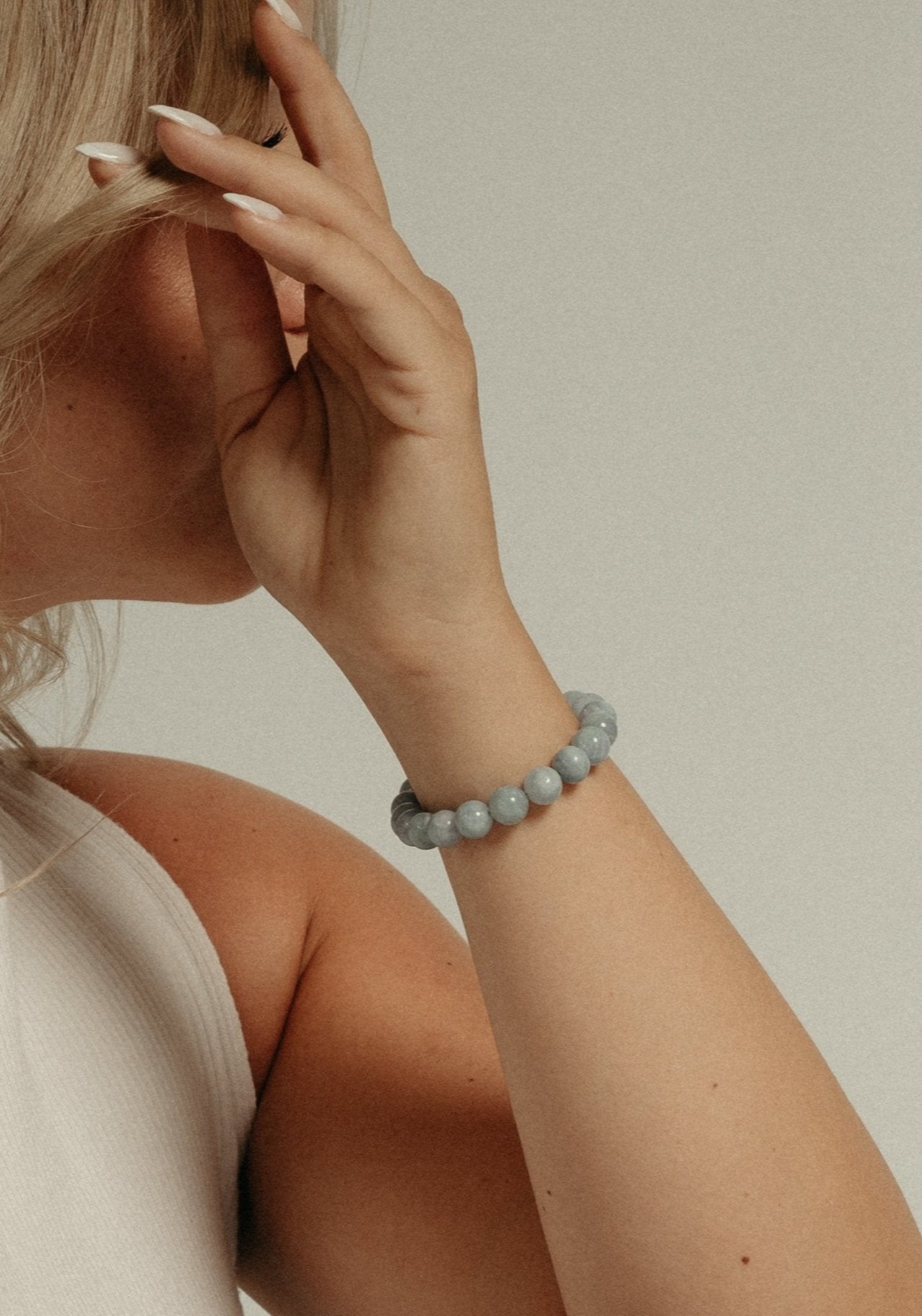Breeze – Aquamarin Armband