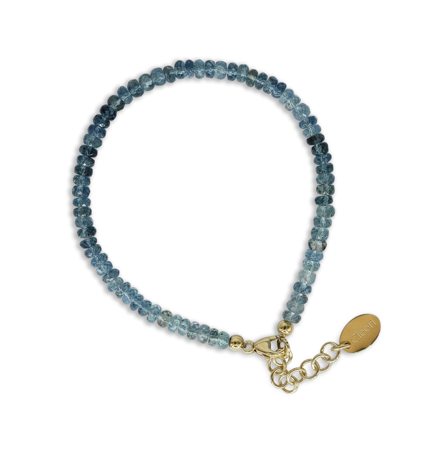 Storm – Aquamarin Armband