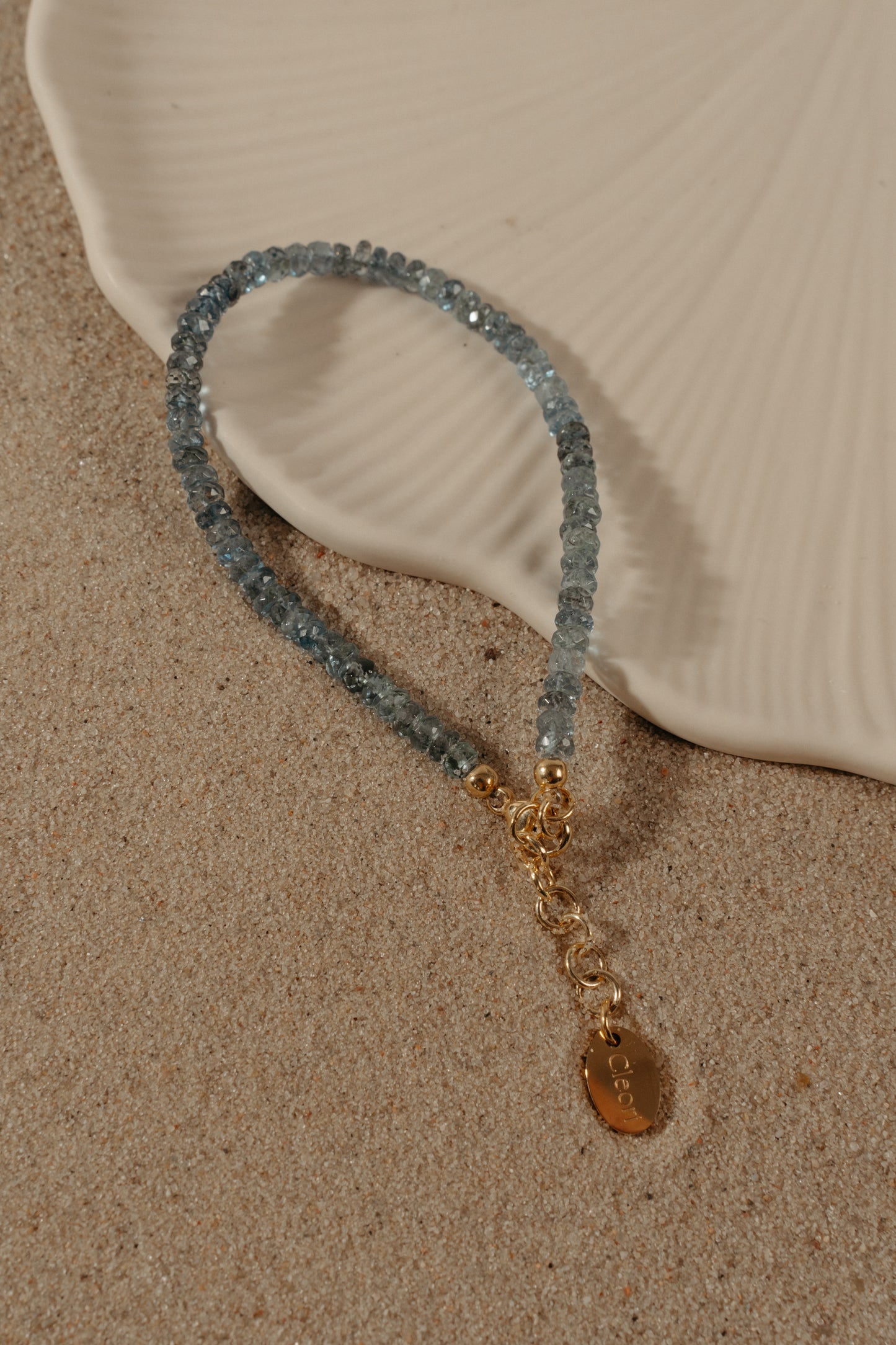 Storm – Aquamarin Armband