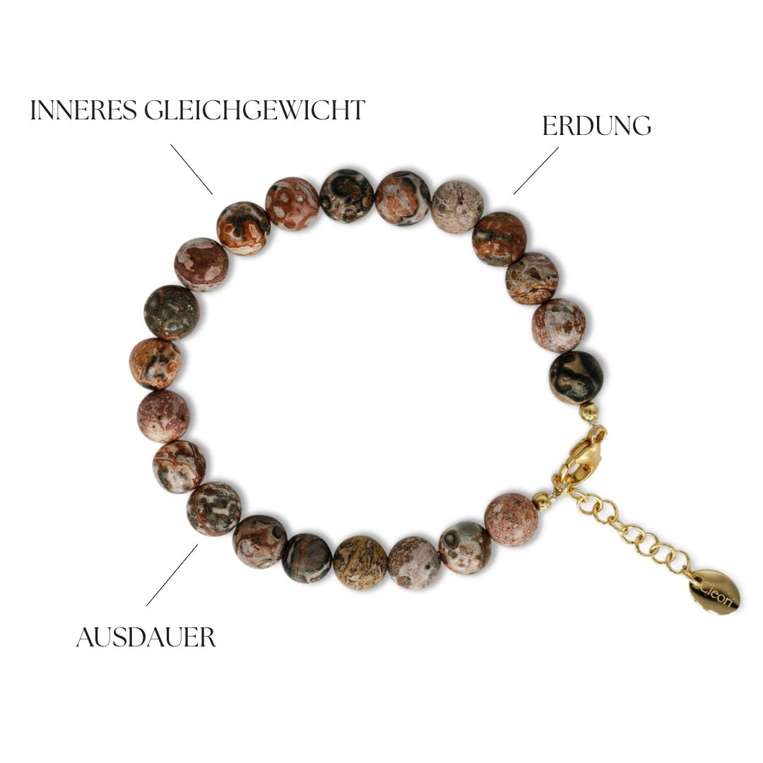 Savanna – Leopardjaspis Armband
